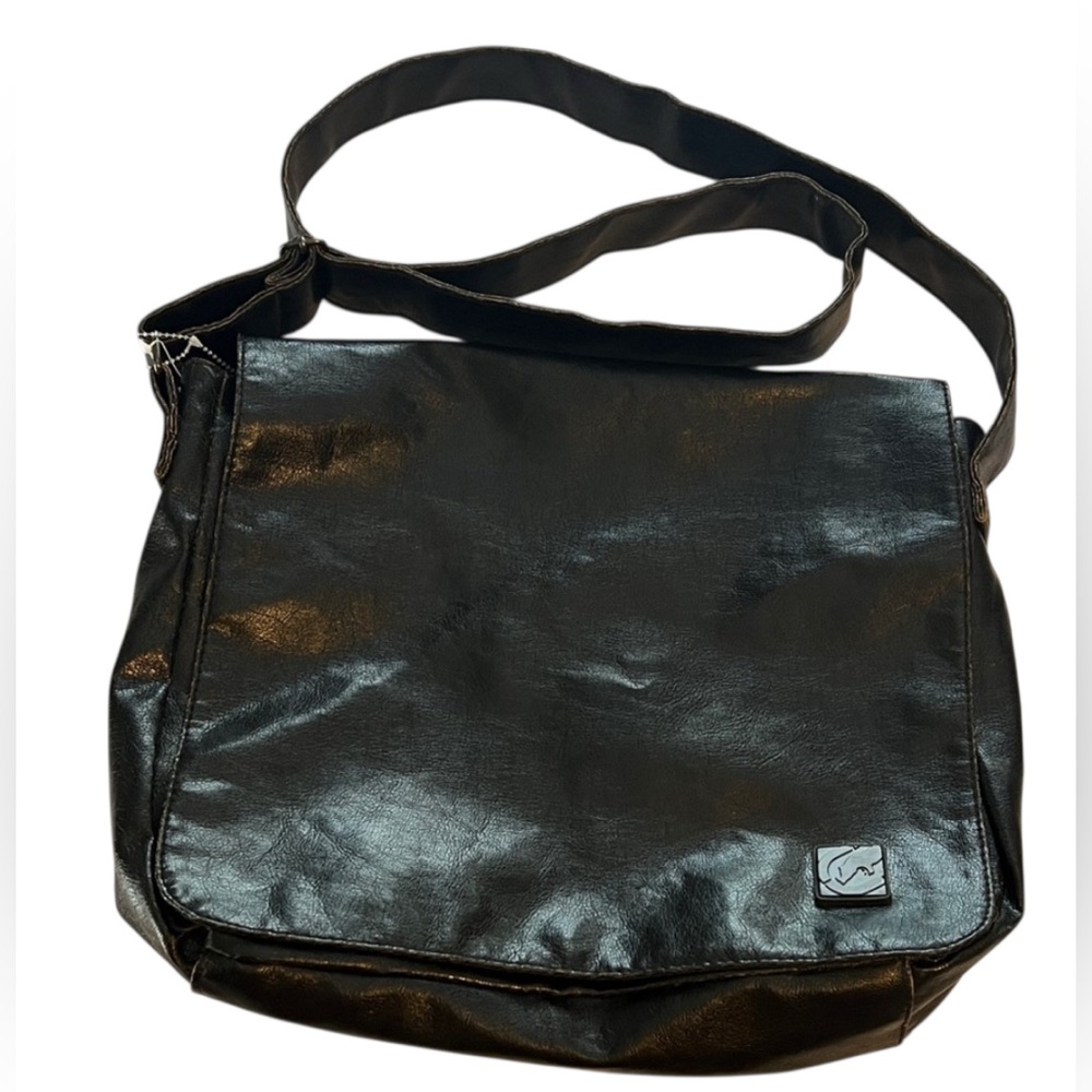 Vintage ECKO by Marc Ecko Vinyl Messenger Bag Crossbody Streetwear Y2K NWT